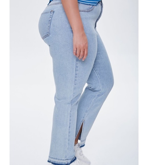 Plus size release hem jeans - Picture 3 of 5